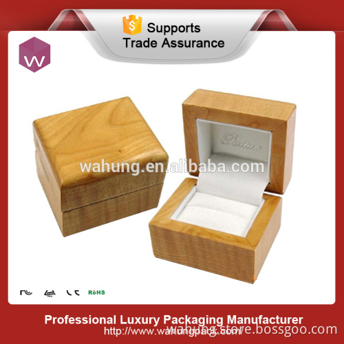 wholesale deluxe wood jewelry box for ring (accept custom design and print your logo ) (WH-2102)